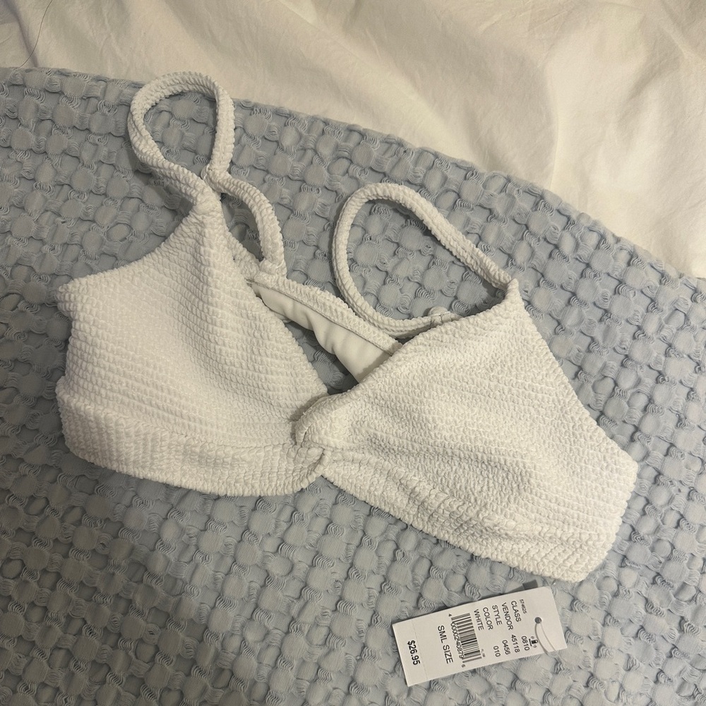 LA Hearts by Pacsun White Bikini Top